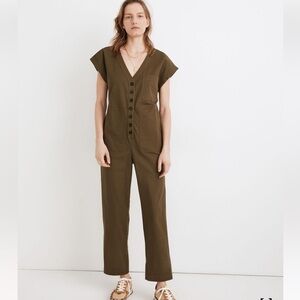 Madewelll small Cap-Sleeve Jumpsuit nwt